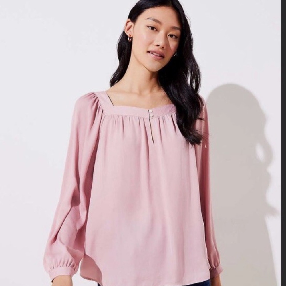 LOFT Pink Women's Blouse Small Size